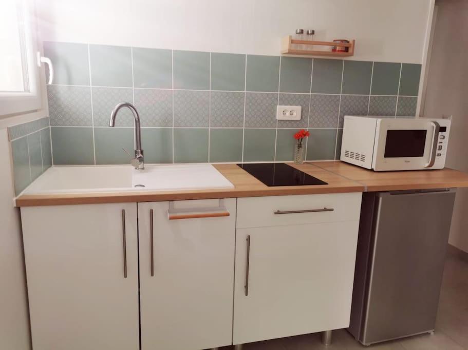 Belle Dependance De 30M2 Avec Terrasse Et Jardin Apartment Villeneuve-lès-Avignon Exterior foto